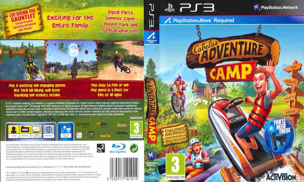 Por Desprecio Gemidos Игра Cabela's Adventure Camp, Sony PS3, 170-598 - купить игры для приставок  Xbox 360, Xbox One, PS3, PS4, PS Vita